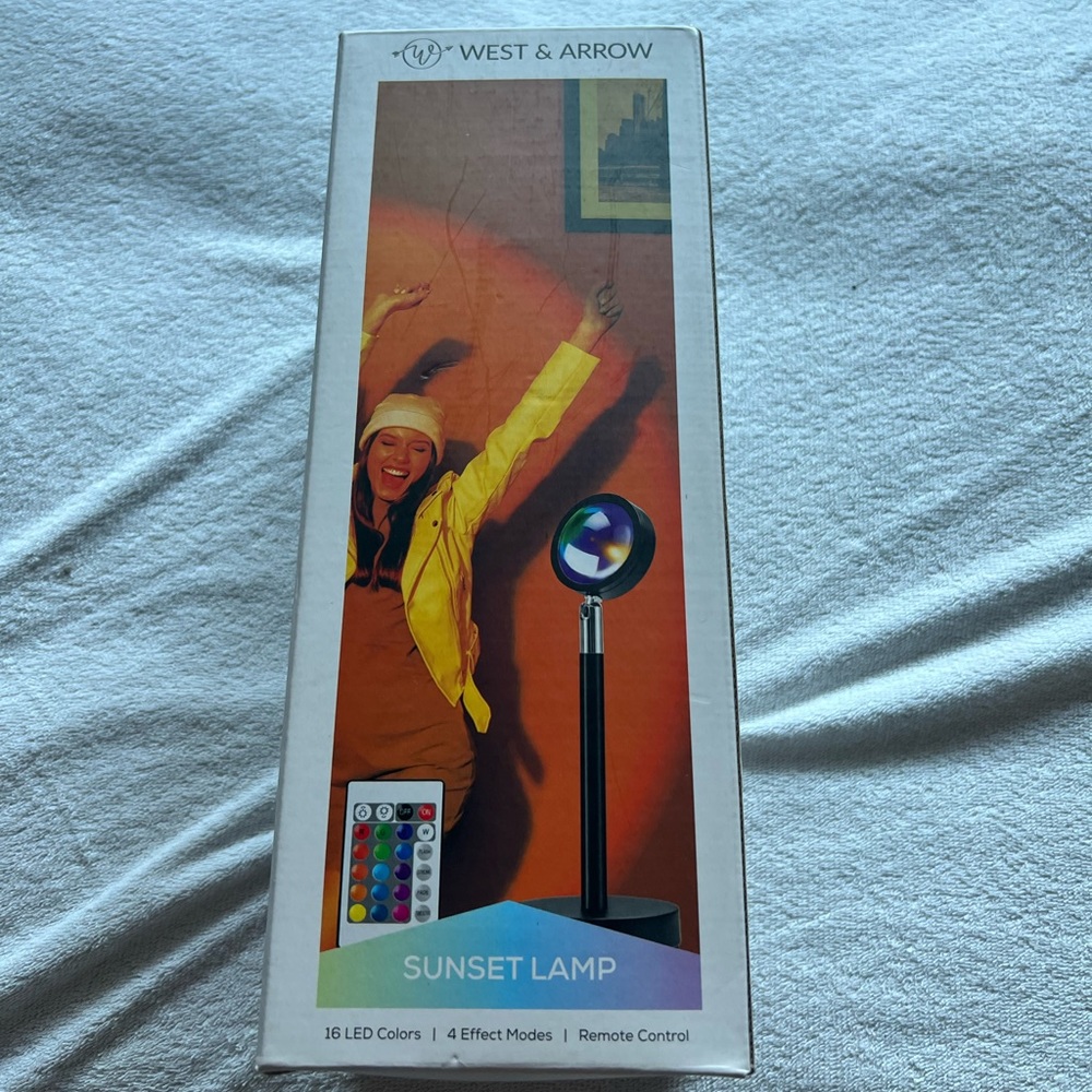 Unopened Sunset Lamp